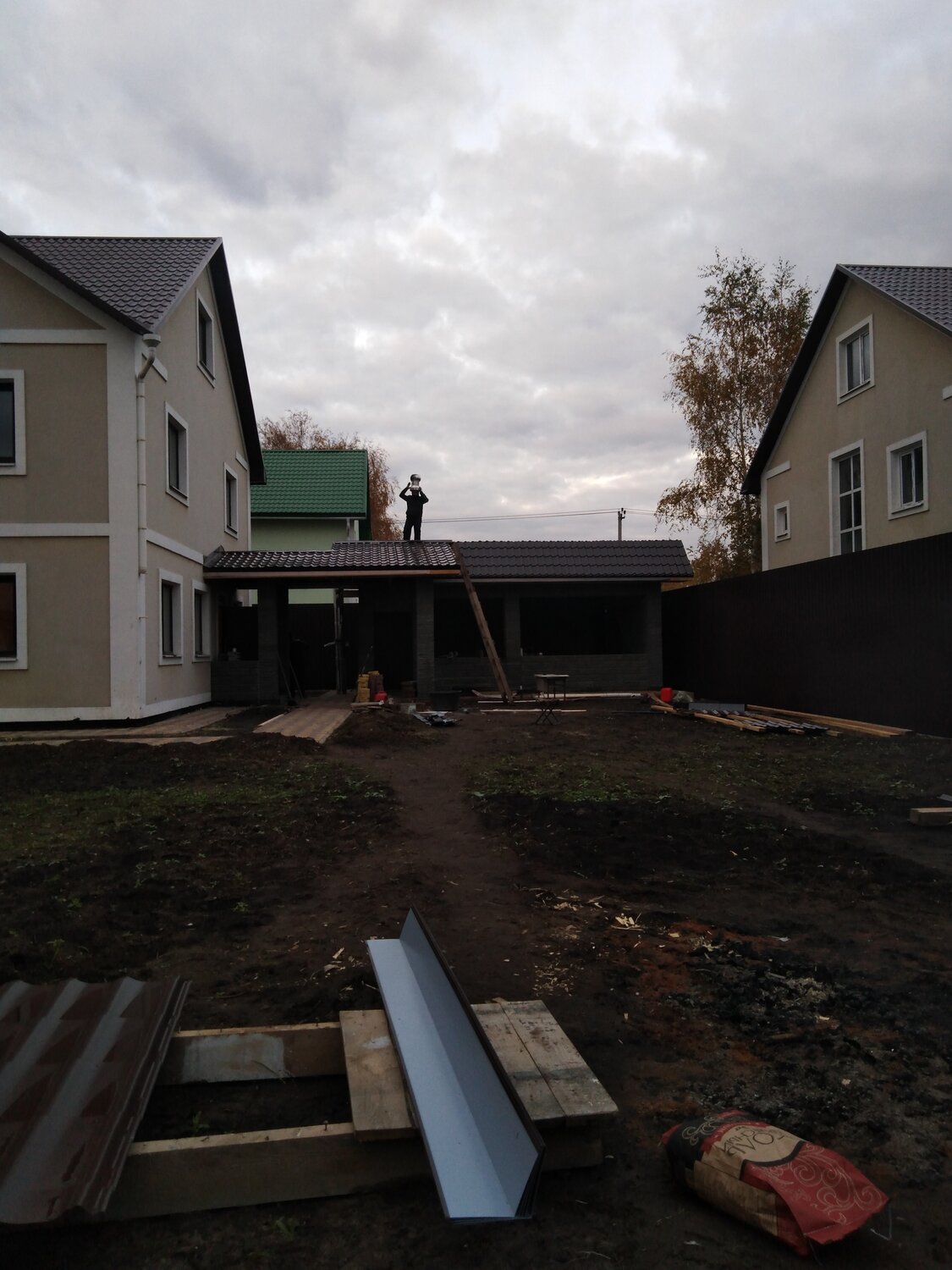 дом, поселок, коттеджный посёлок, загородный дом, улица
