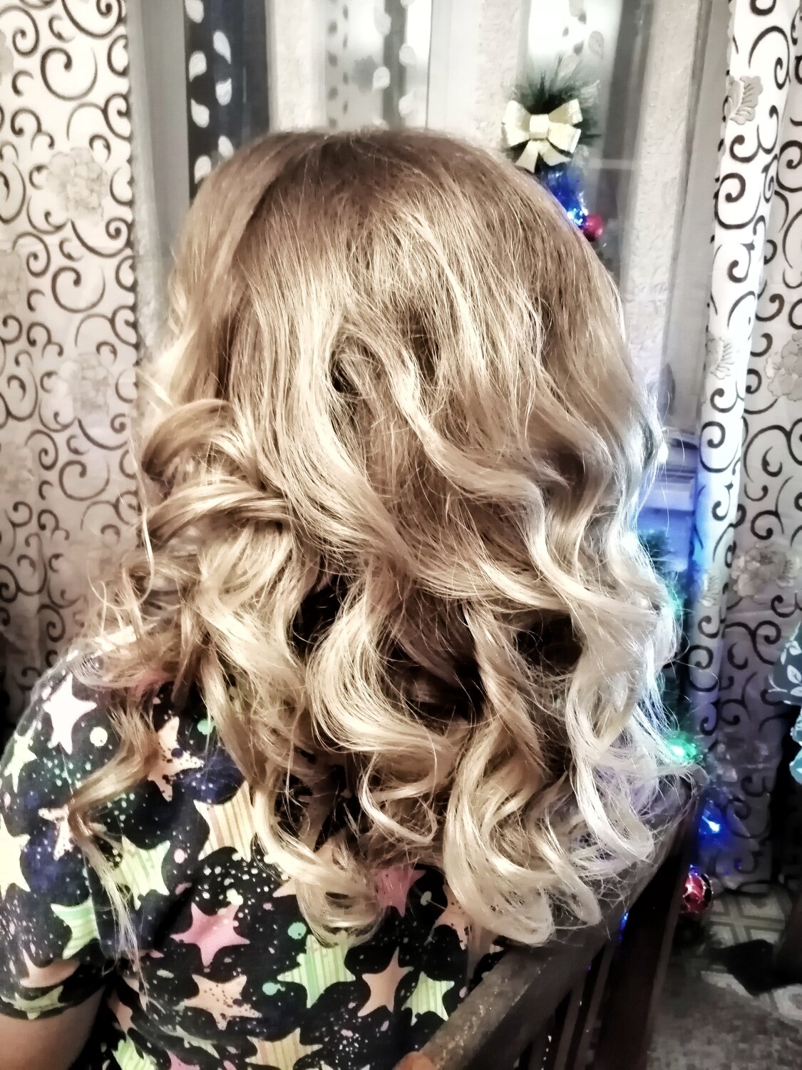 местное окрашивание локон, текстурные локоны, curtains haircut с кудрями, кудри, окрашивание волос