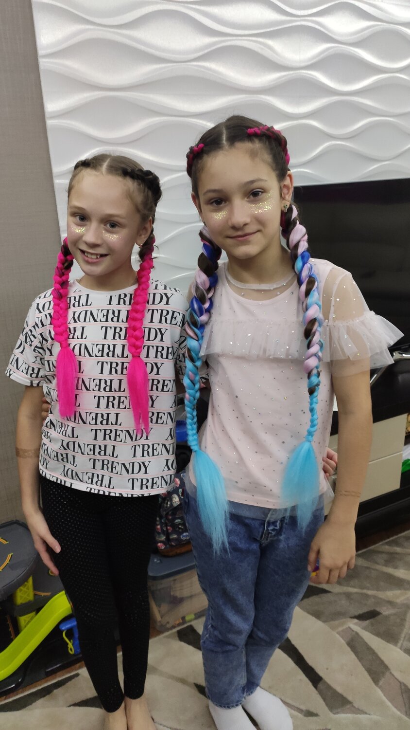 плетение кос, девочка, кос, для детей, прически из канекалона для детей