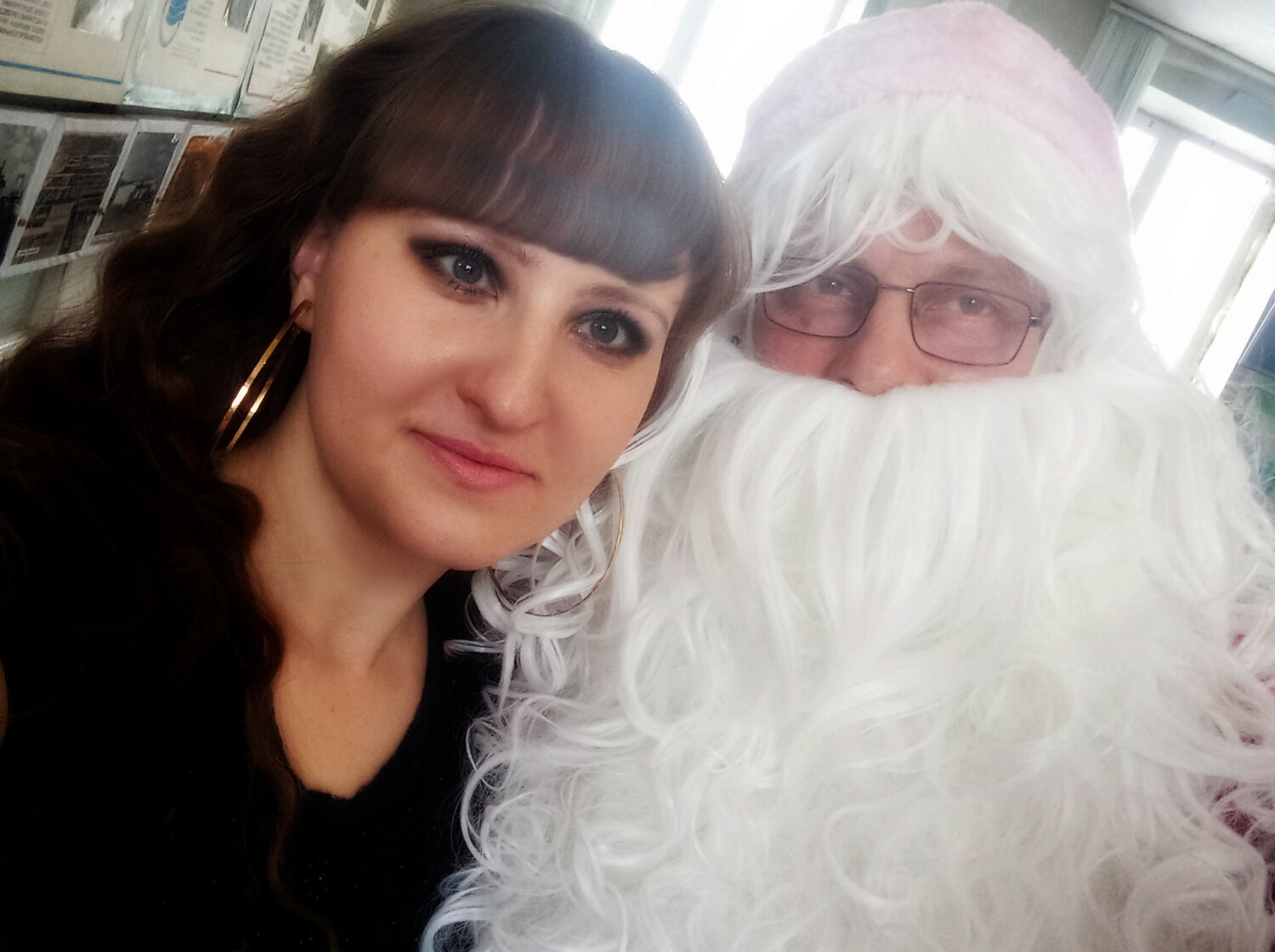 женщина, люди, дед мороз, father christmas, антон холодов