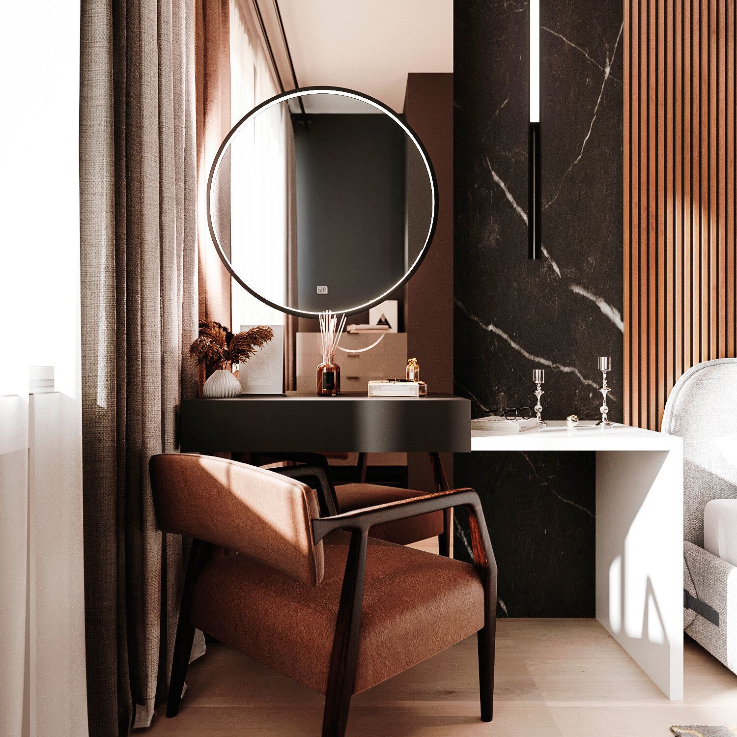 туалетный столик johnny wood, туалетный столик, дизайн интерьера, интерьер, стол туалетный