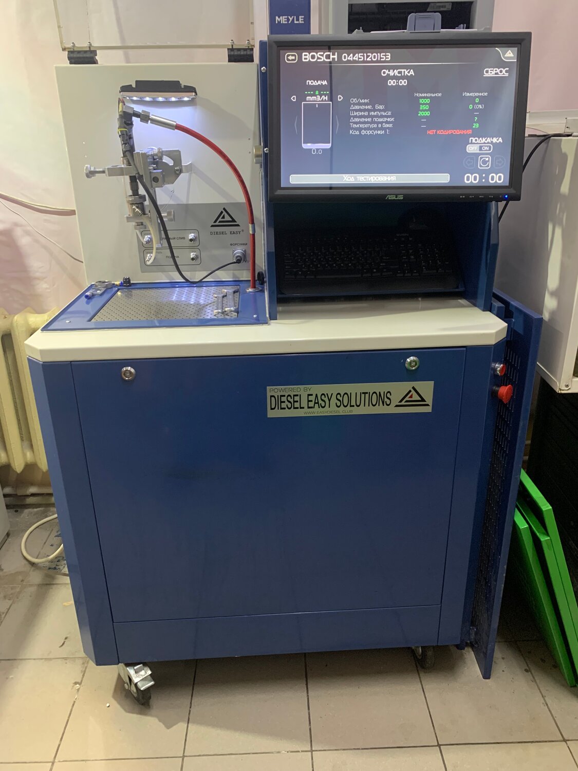 стенд common rail diesel easy bluebench, оборудование, испытательный стенд для комон рейл из украины бу, стенд для испытания акпп, стенд для форсунок common rail юнитек