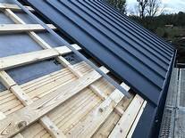 профлист для крыши на осп, фальцевая кровля, монтаж фальцевой кровли, кровля кликфальц технология, монтаж крыши из профнастила