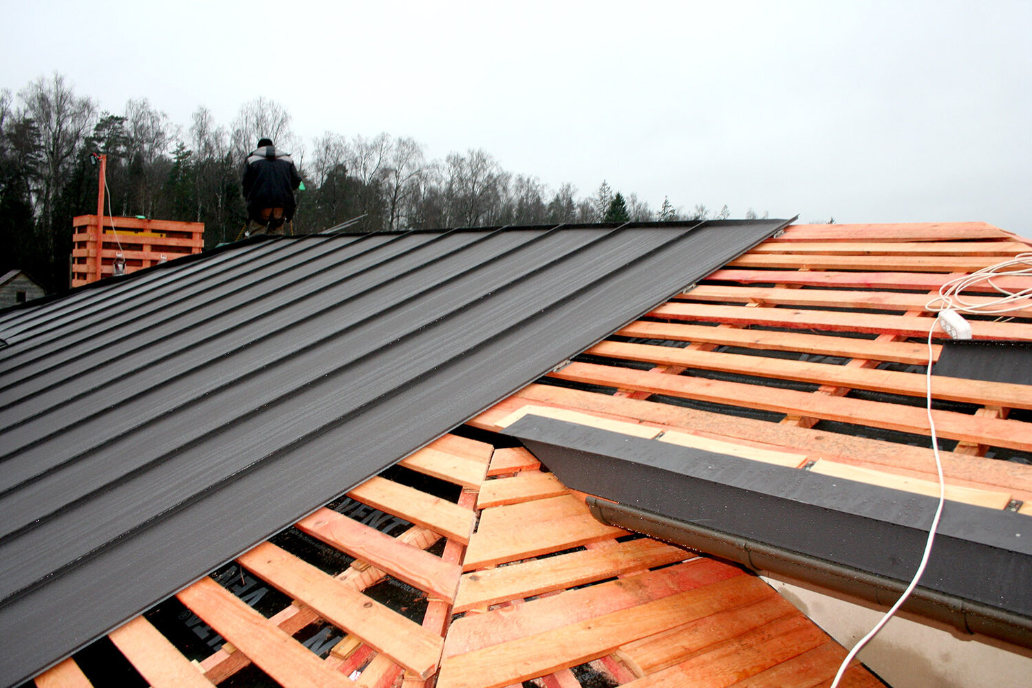 кровля фальцевая, фальцевая кровля райт, монтаж кровли, монтаж фальцевой кровли, кровли крыши