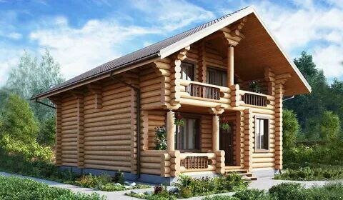 деревянный дом оцилиндровка из оцилиндрованного, дома из оцилиндрованного бревна, деревянный дом из оцилиндрованного бревна 8*8, домокомплект из оцилиндрованного бревна, дом скандинавия из оцилиндрованного бревна