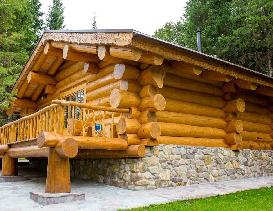 сибирский кедр элитный сруб, сибирский кедр сруб, баня из окоренного бревна под ключ, баня канадская рубка 6x4, баня канадская рубка