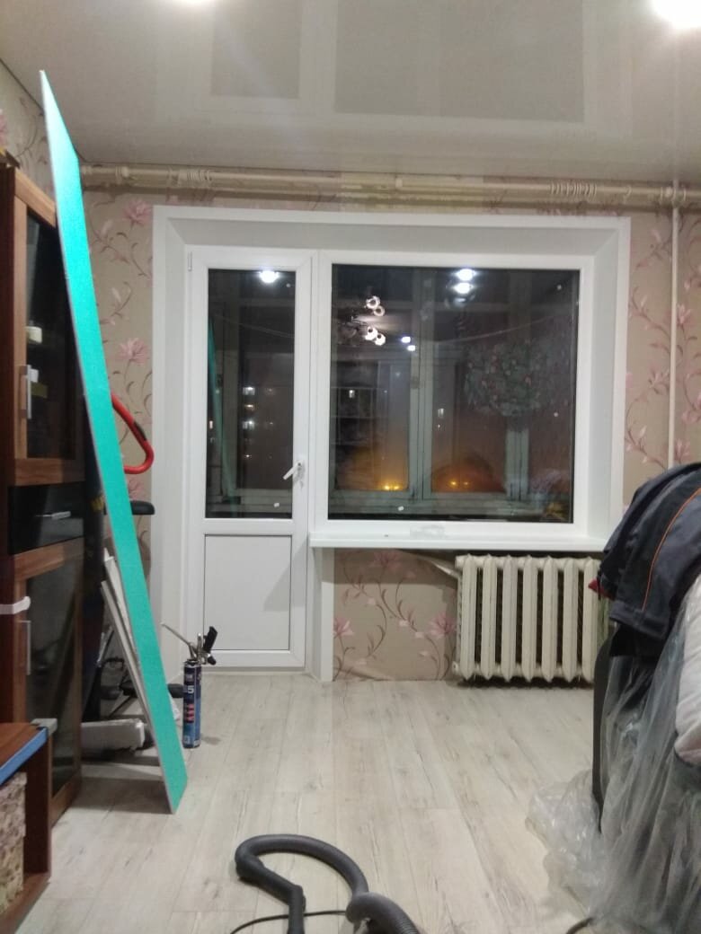 Монтаж оконных откосов