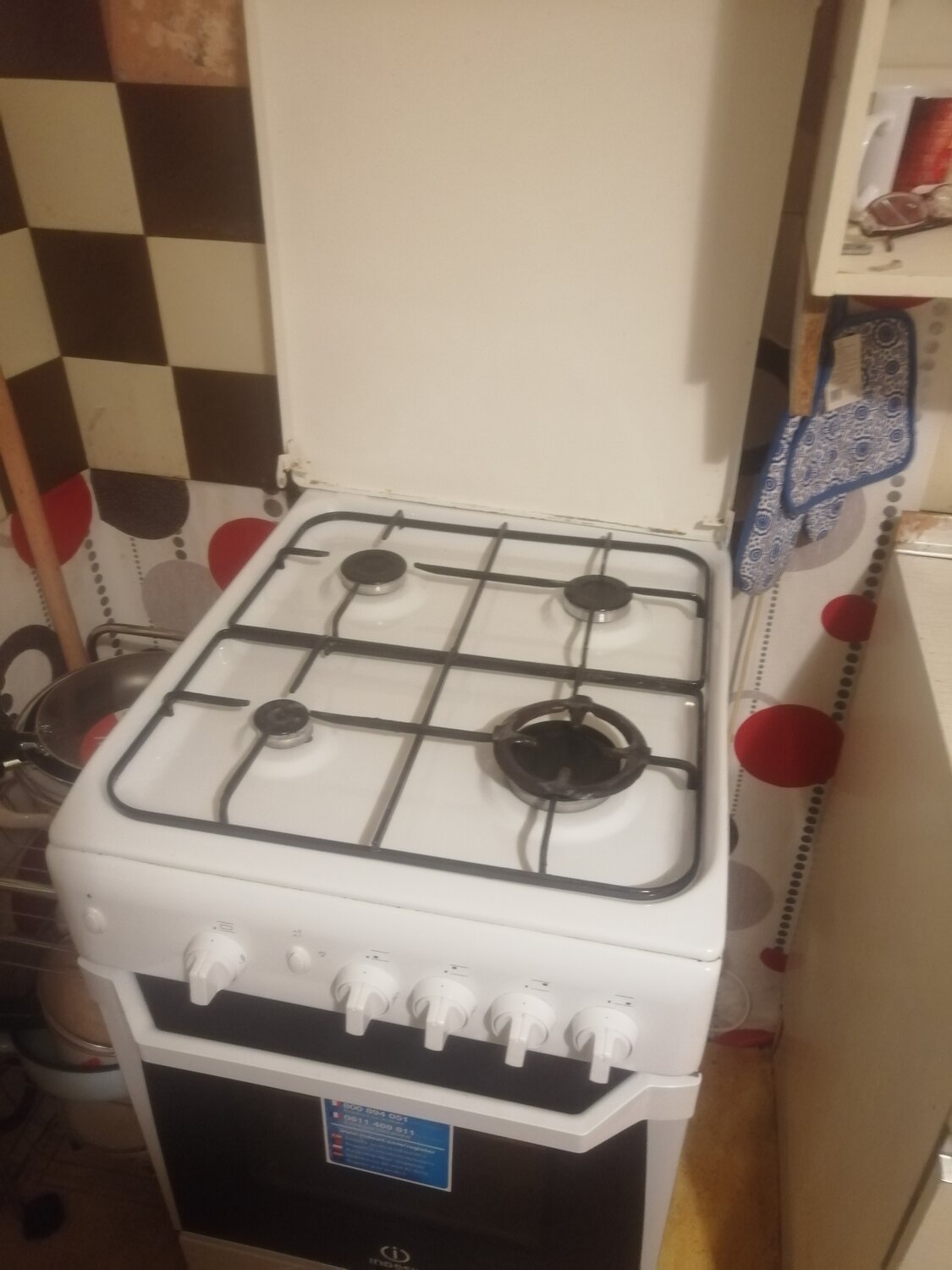 газовая плита, газовая плита индезит с электроподжигом, газовая плита indesit с электроподжигом, бытовая техника, газовая плита indesit k1g217s/ru