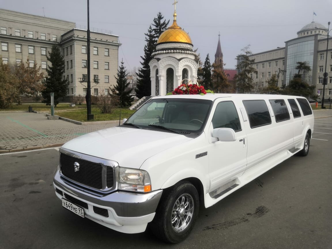 лимузин, лимузин форд экскершн свадебный, ford excursion, ford excursion лимузин, Ford Excursion
