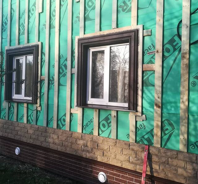 реставрация на дачных окнах, окна для дачи, загородный дом, окна для дома, фасад дома