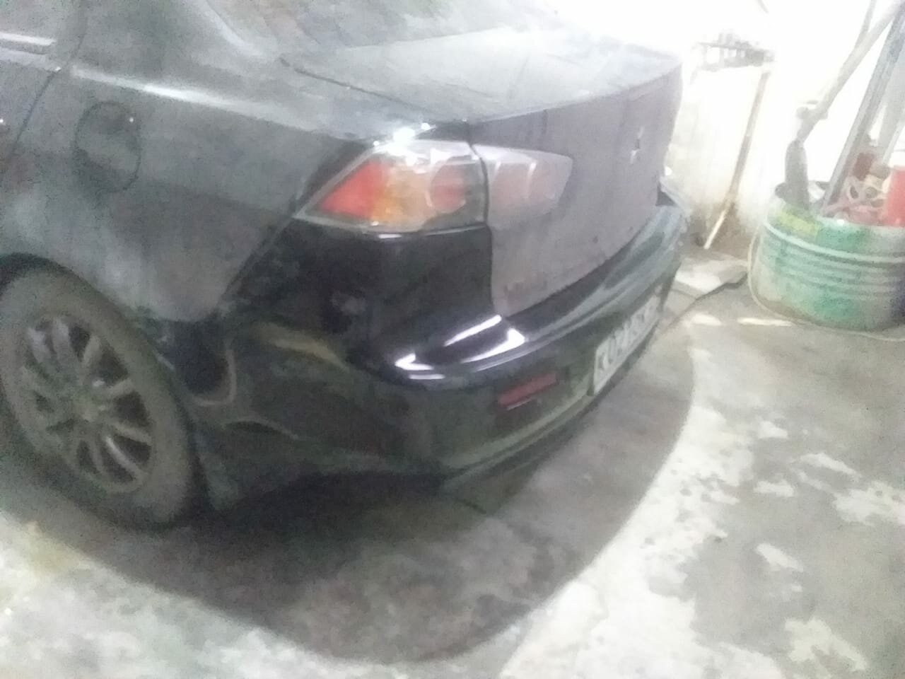 автомобиль, авто, бампер автомобиля, бампер мазда 3, отремонтированный бампер без покраски