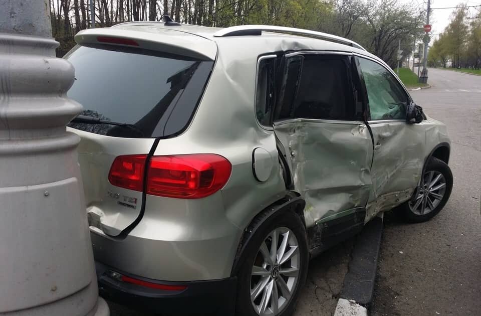 volkswagen tiguan авария, volkswagen tiguan, авто, volkswagen tiguan 2, Volkswagen Tiguan I Рестайлинг