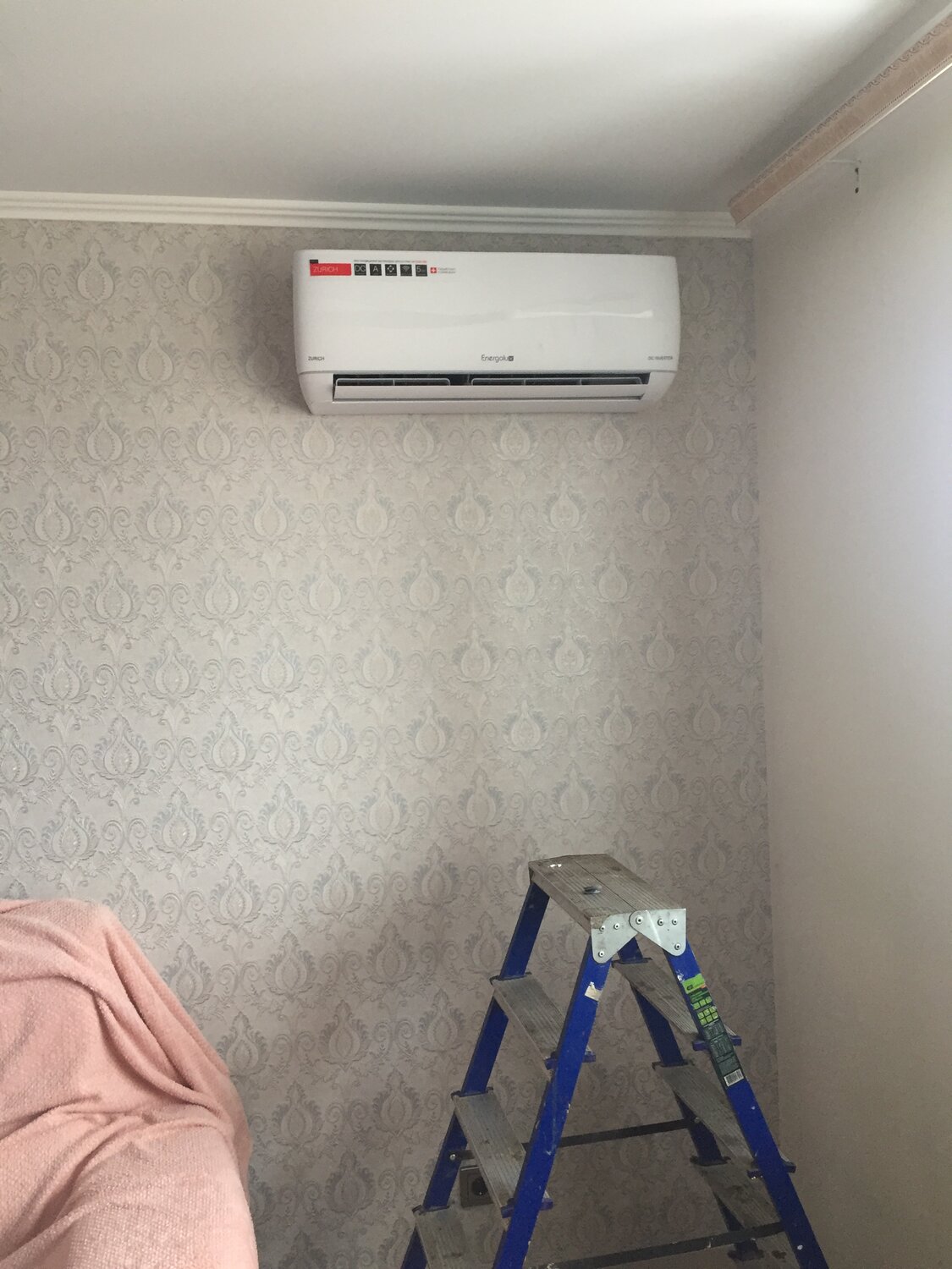 монтаж кондиционера в квартире, стандартный монтаж кондиционера, кондиционер, установка кондиционера, монтаж кондиционера