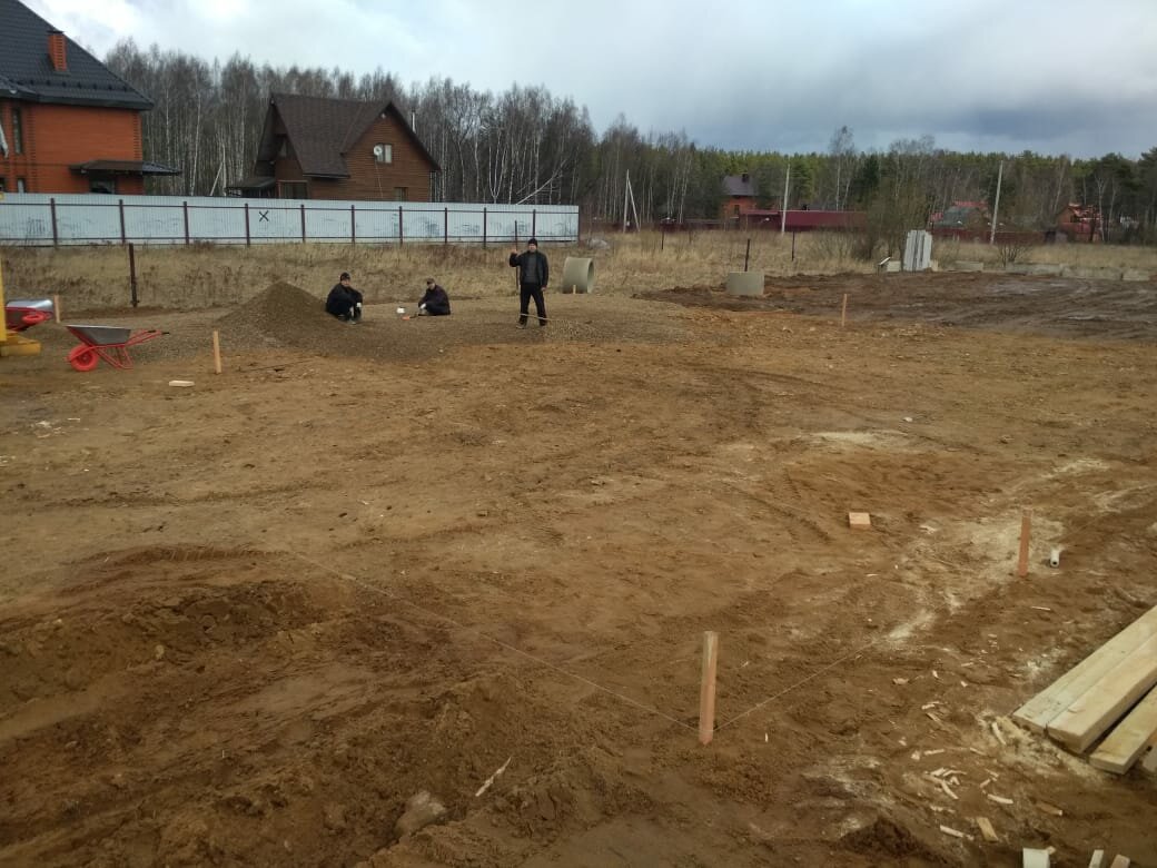 земельный участок, участок, днп, участок земли, строительство фундамента