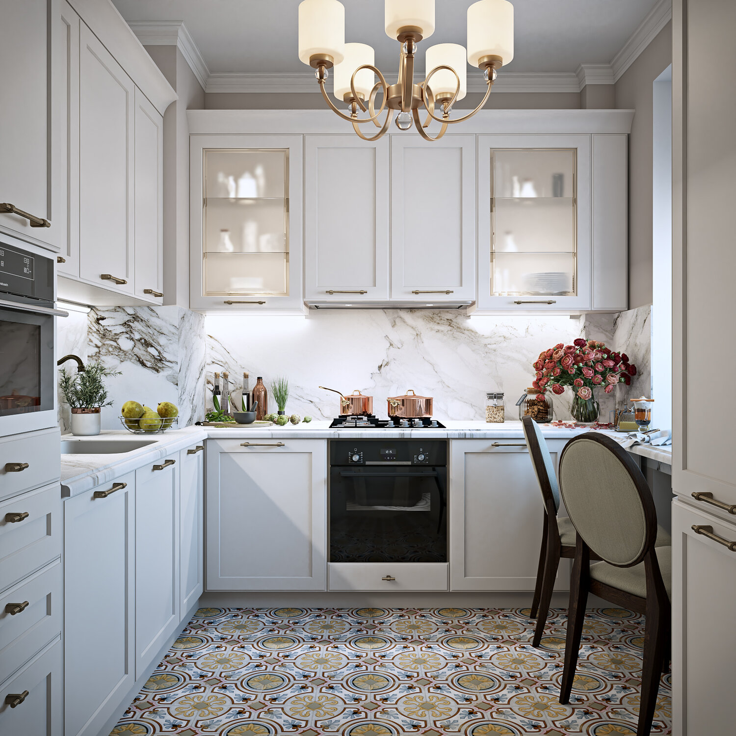 кухня в стиле городская классика, кухня в стиле американская классика, кухня в стиле прованс в малогабаритной кухне 5 метров, кухня в хрущевке в стиле прованс, кухня в стиле прованс в малогабаритной