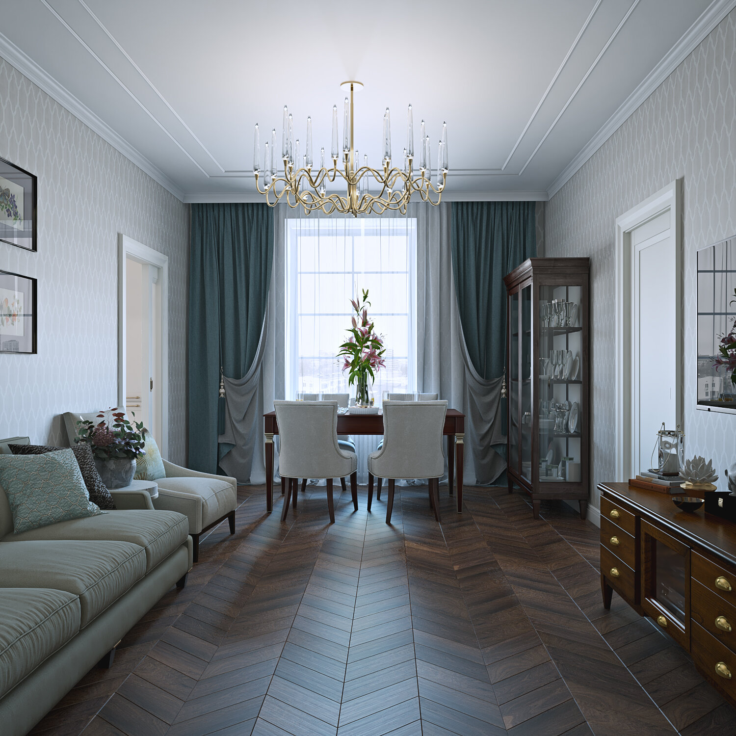 классический интерьер гостиной, гостиная в классическом стиле, интерьер гостиной в классическом стиле, классический стиль в интерьере квартиры, классика интерьер