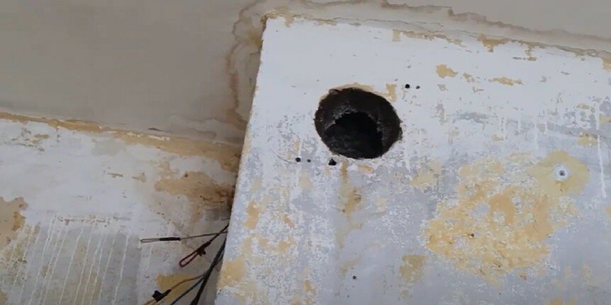 отверстие в стене, отверстие, вентиляционное отверстие, в стенах, дырка в стене