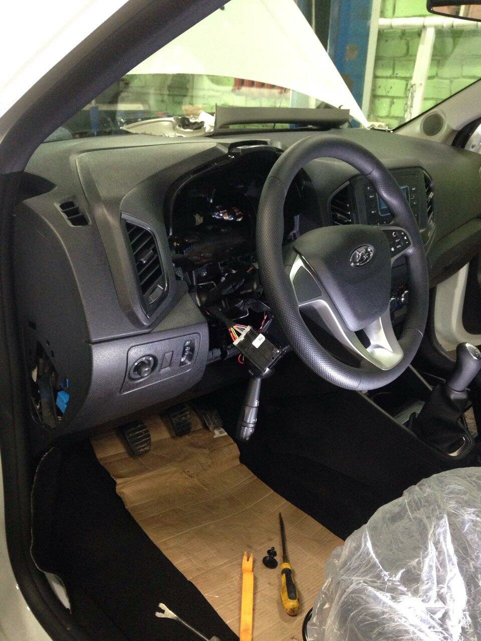 Установка автосигнализации