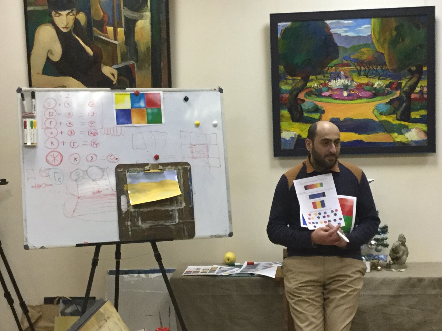 Занятие с репетитором по изобразительному искусству