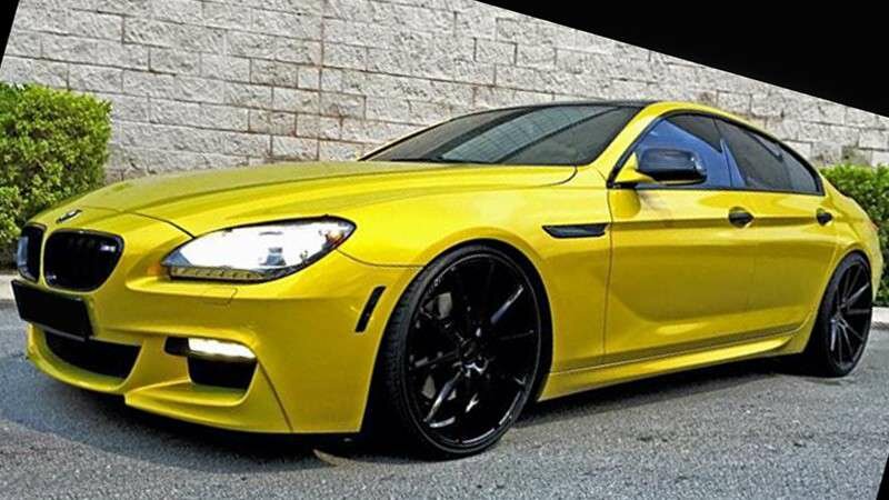 Оклейка автомобиля глянцевой пленкой