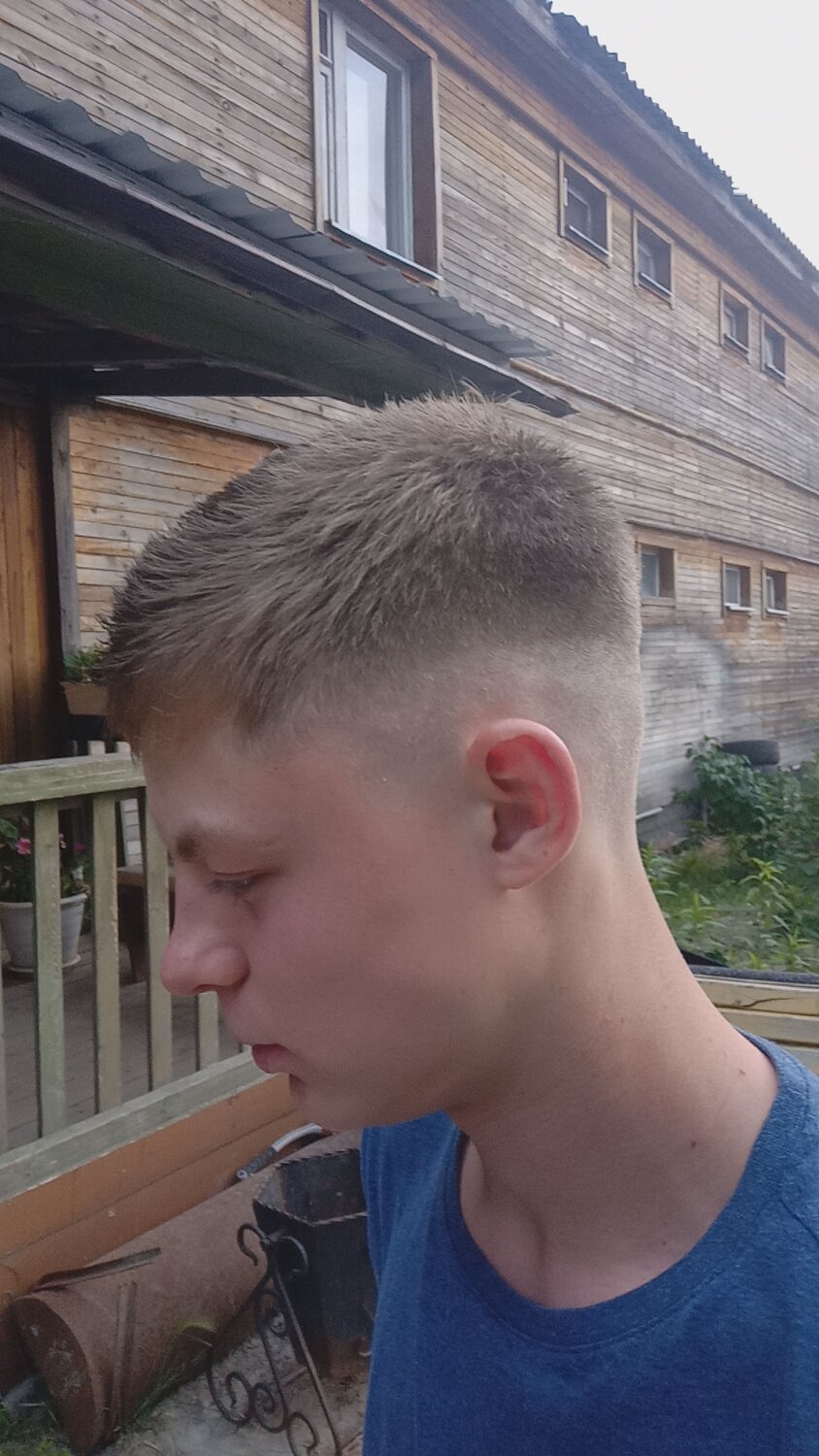 мужчина, стрижка, haircut, люди, стрижка полубокс для подростка