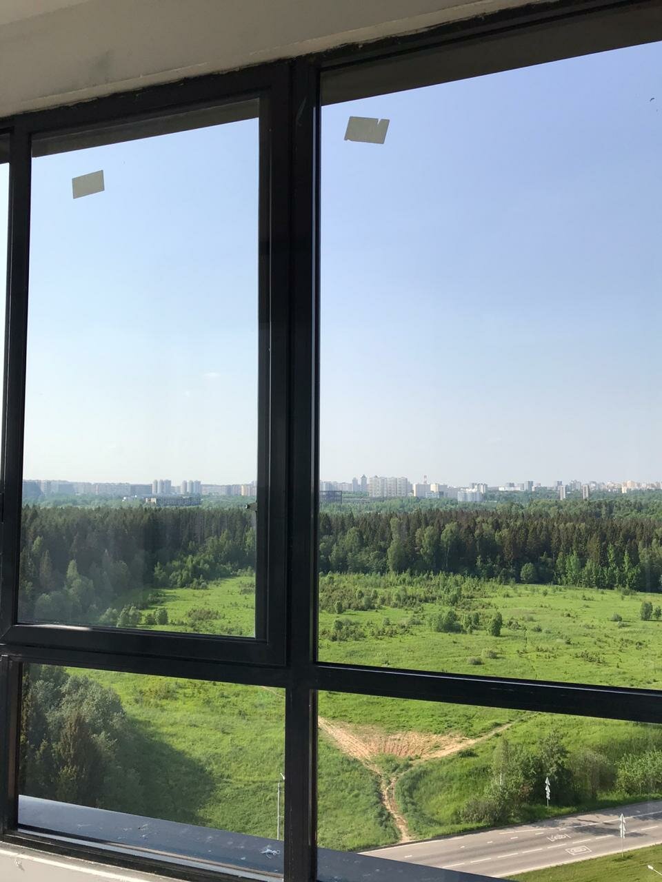 окно, недвижимость, балкон, бутово парк 2 вид из окон, новые дома