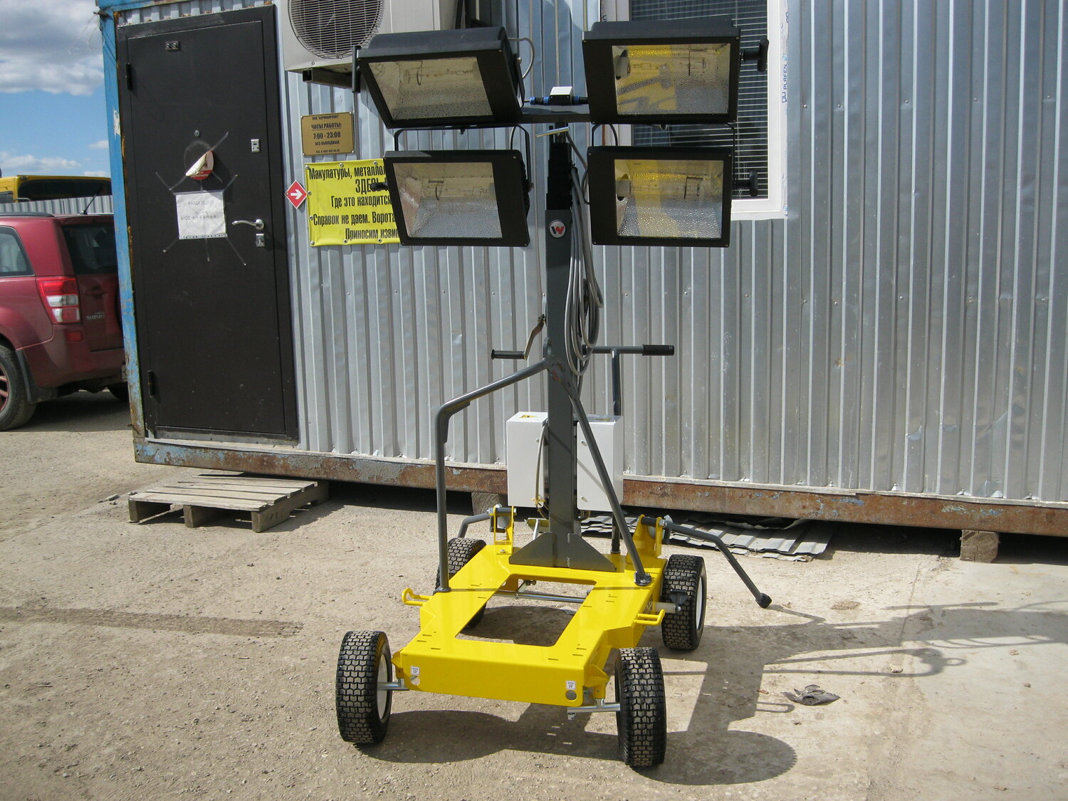 осветительная мачта wacker neuson ml 440, wacker neuson осветительная вышка, осветительная мачта wacker, wacker neuson мачта, мачты освещения wacker neuson