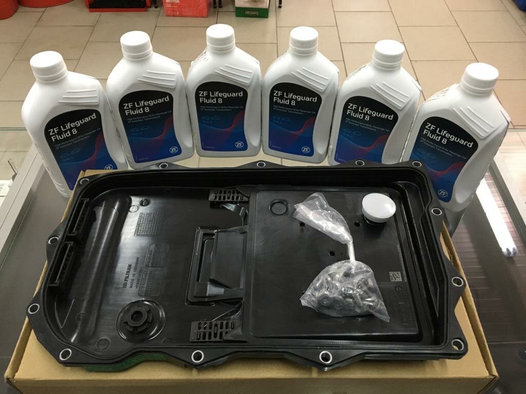 комплект фильтр акпп + масло zf 8hp bmw, масло акпп bmw f30 316i, холодное масло в акпп, avenger масло акпп, масло акпп дискавери 3 2.7