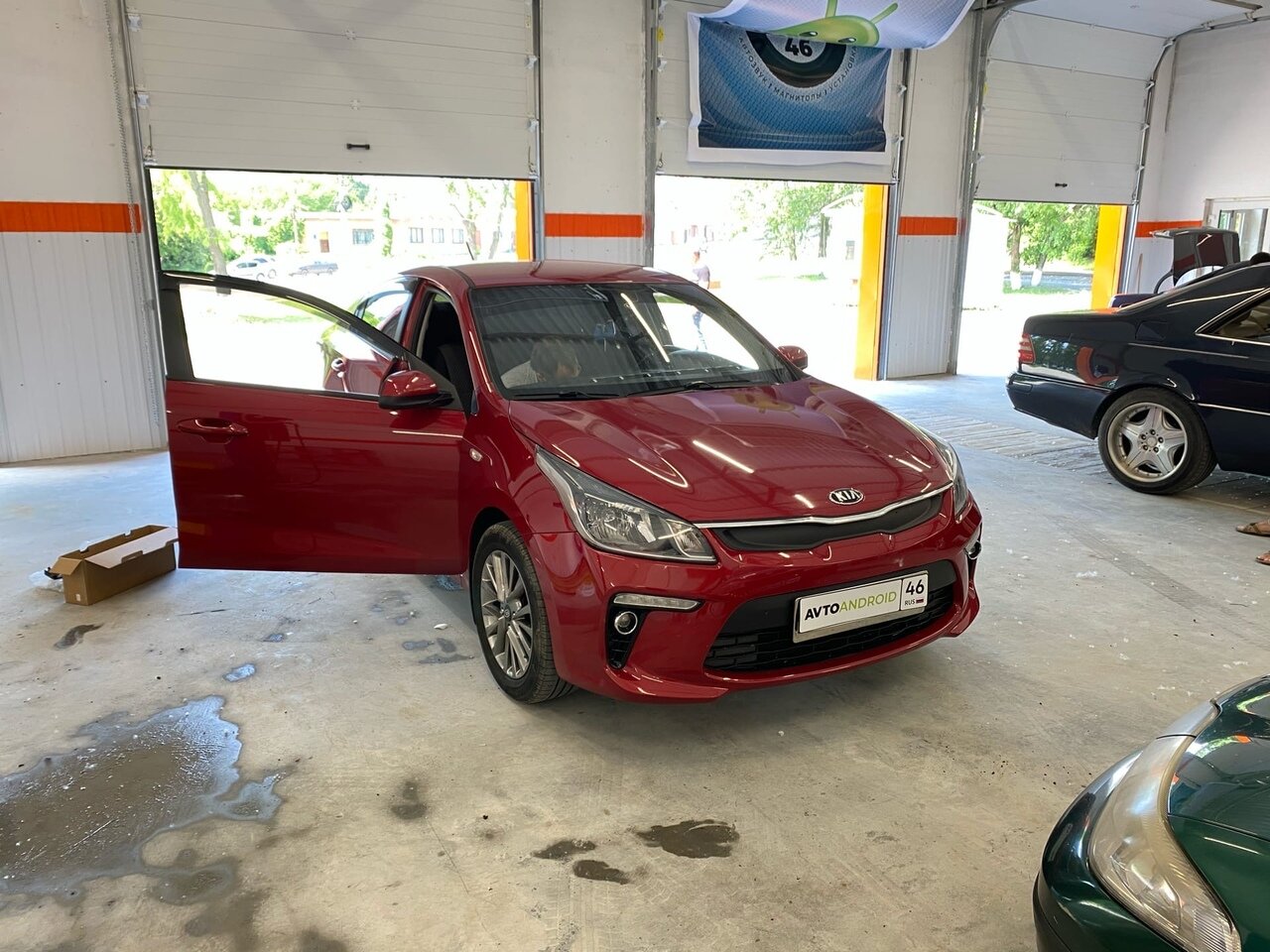 kia rio, киа рио 2017 красная, kia rio 4, автомобиль, Citroen DS3
