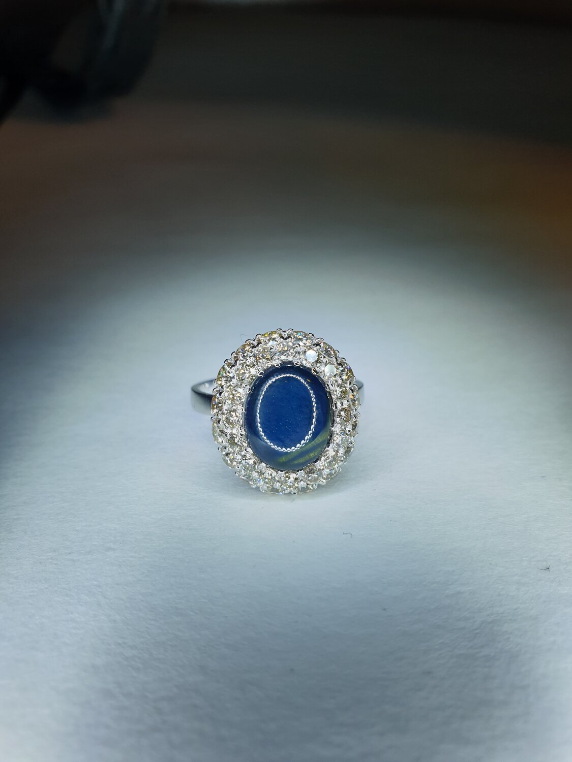 кольцо, кольцо с сапфиром, кольцо с бриллиантами, ювелирные изделия, украшение