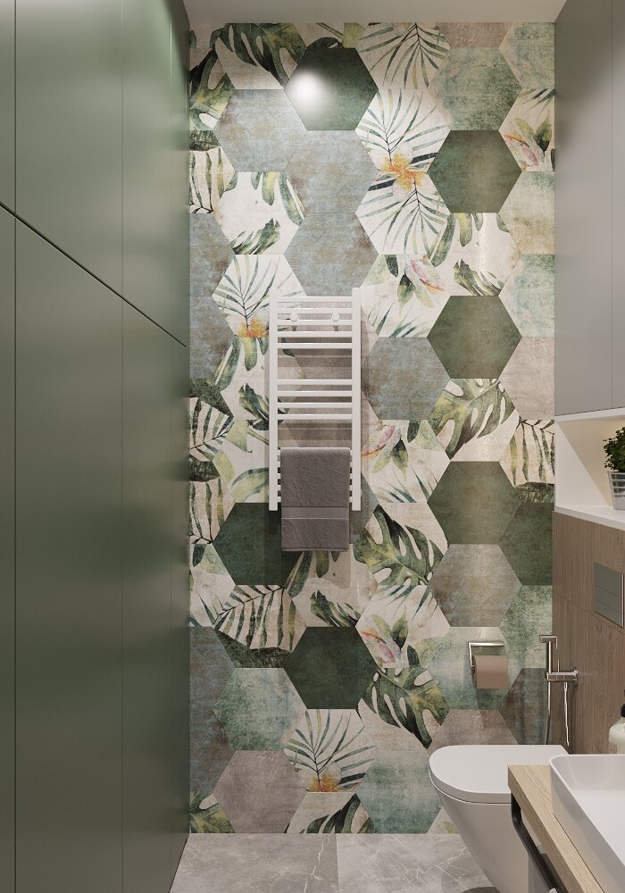 керама марацци тропики, плитка в тропическом стиле, интерьер, керамическая плитка, керамин коллекция фристайл