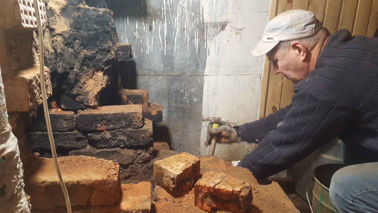 печь на дровах, печь для булата, банная печь, каменотес македонян, печник