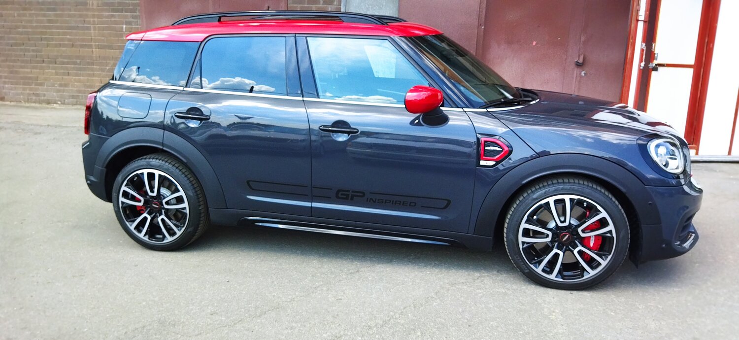 mini countryman, mini cooper jcw 2021 black, mini cooper countryman r19, mini cooper jcw f56 rebel green, MINI Hatch III