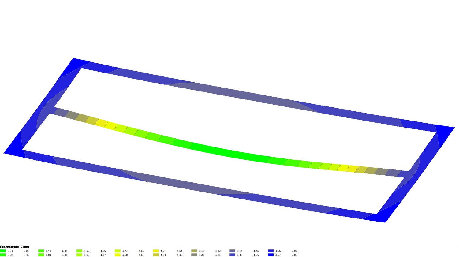 bus frame structure by ansys, напряжения по мизесу, solidworks, рамка, параллелограмм