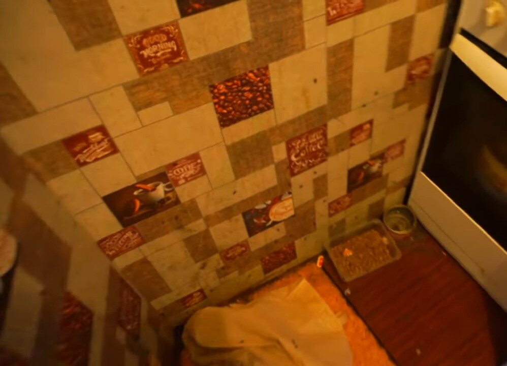 квартира, интерьер, кафель, на кухне, квартира 8