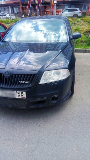 koda octavia, октавия рс, skoda octavia a 5, черная шкода октавия, Skoda Octavia II