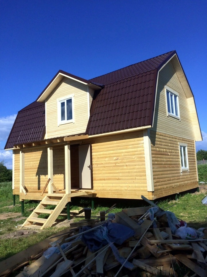 каркасный дом 6 х 8, каркасный дом 6 х 6 с мансардой, каркасные дома с мансардой, каркасный дом 6 х 6, каркасный дом 6 6