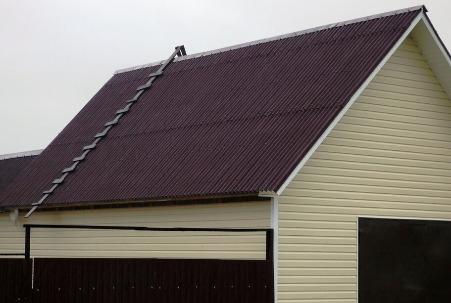 еврошифер ондулин, крыша из профнастила, крыша из ондулина, кровля из ондулина, профнастил кровля