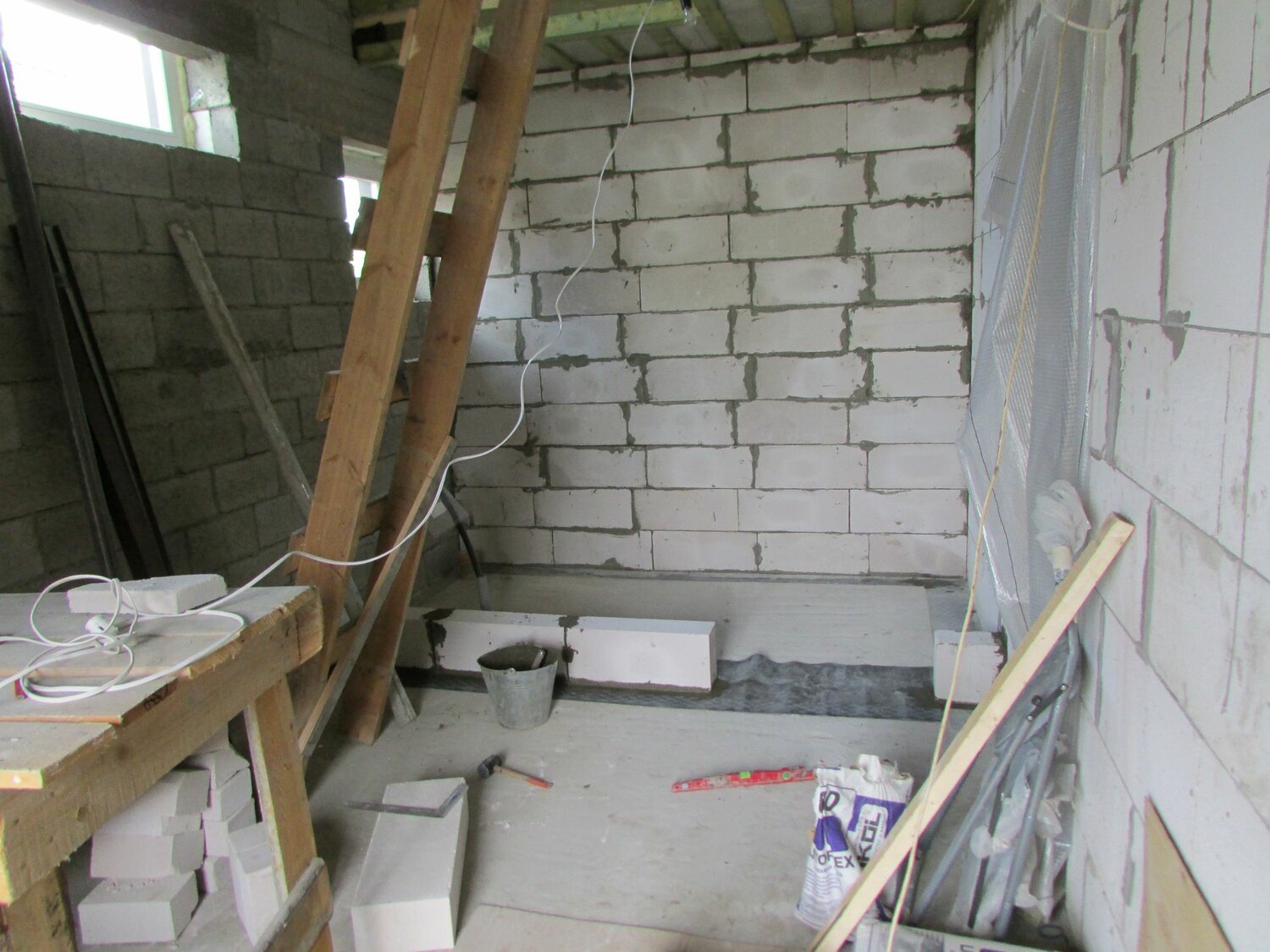 пеноблок, газобетон, штукатурка газобетона цпс стен, в доме, отделочные работы пеноблоков