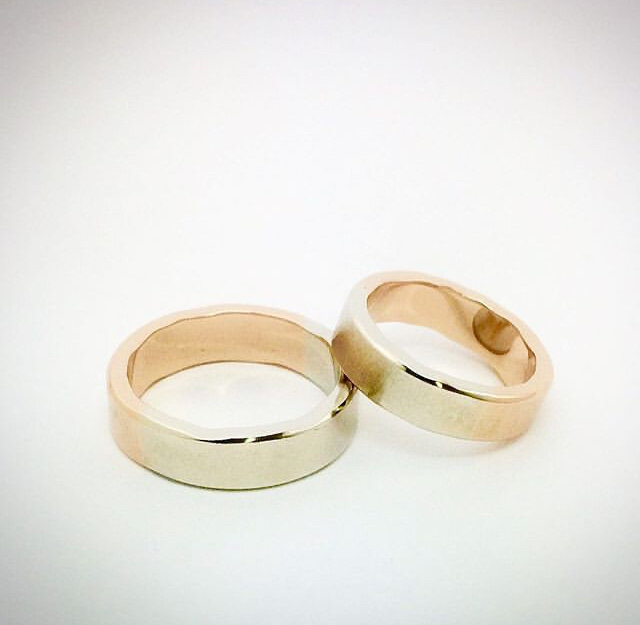 обручальное кольцо, кольцо американка обручальное 6 мм, колец, обручальные кольца парные без камней, плоские обручальные кольца