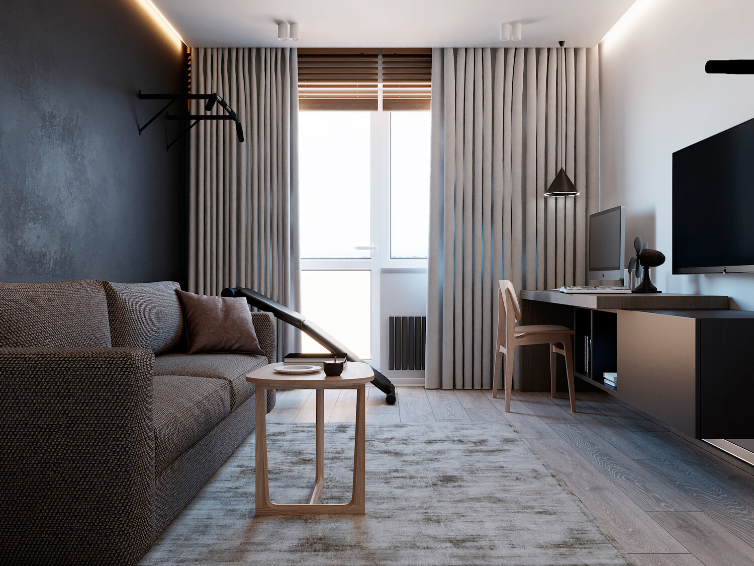 дизайн интерьера, квартира, интерьер, дизайн квартир, квартира-студия