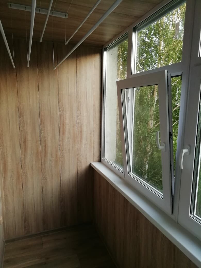 обшивка балкона, отделка балкона, обшивка балкона осиной, отделка балкона внутри, обшивка балкона мдф