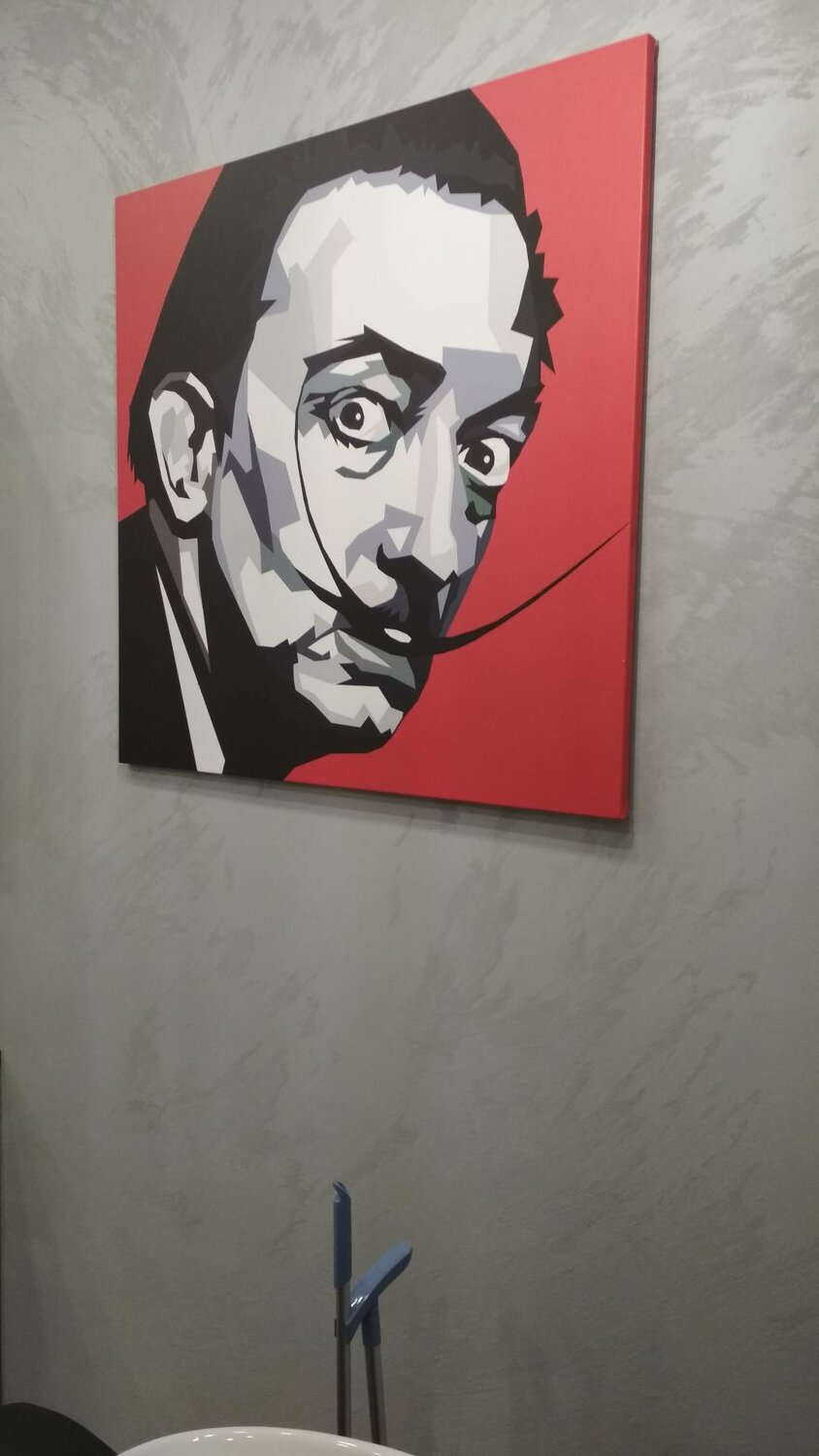 сальвадор дали, сальвадор дали портрет, сальвадор дали арт, сальвадор дали экстравагантный, сальвадор дали поп арт