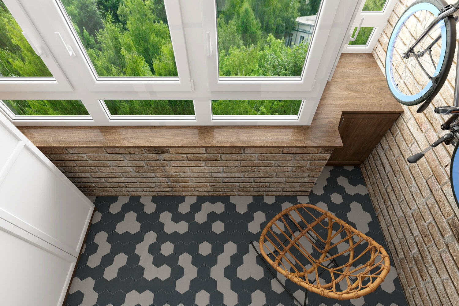 дизайн балкона, отделка балкона, ремонт на балконе, на балконе, пол на балконе