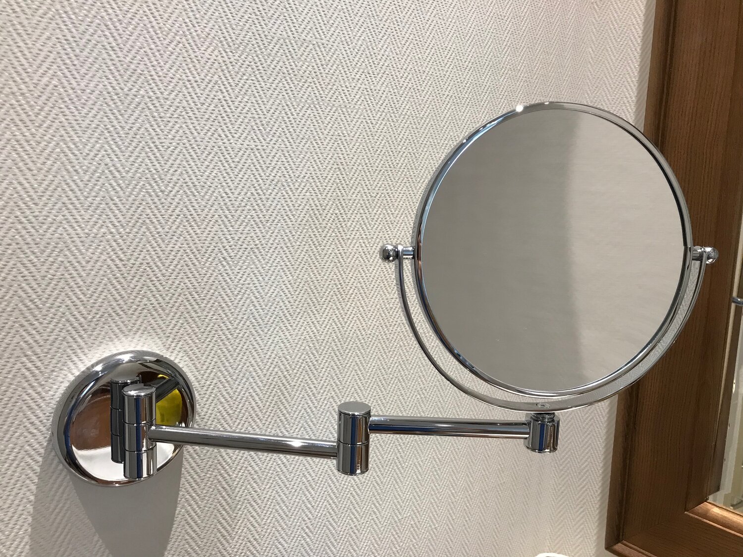 зеркало косметическое настенное увеличительное 20 см, косметическое зеркало, двойное круглое зеркало для ванной, зеркало для ванной комнаты, зеркало для ванной