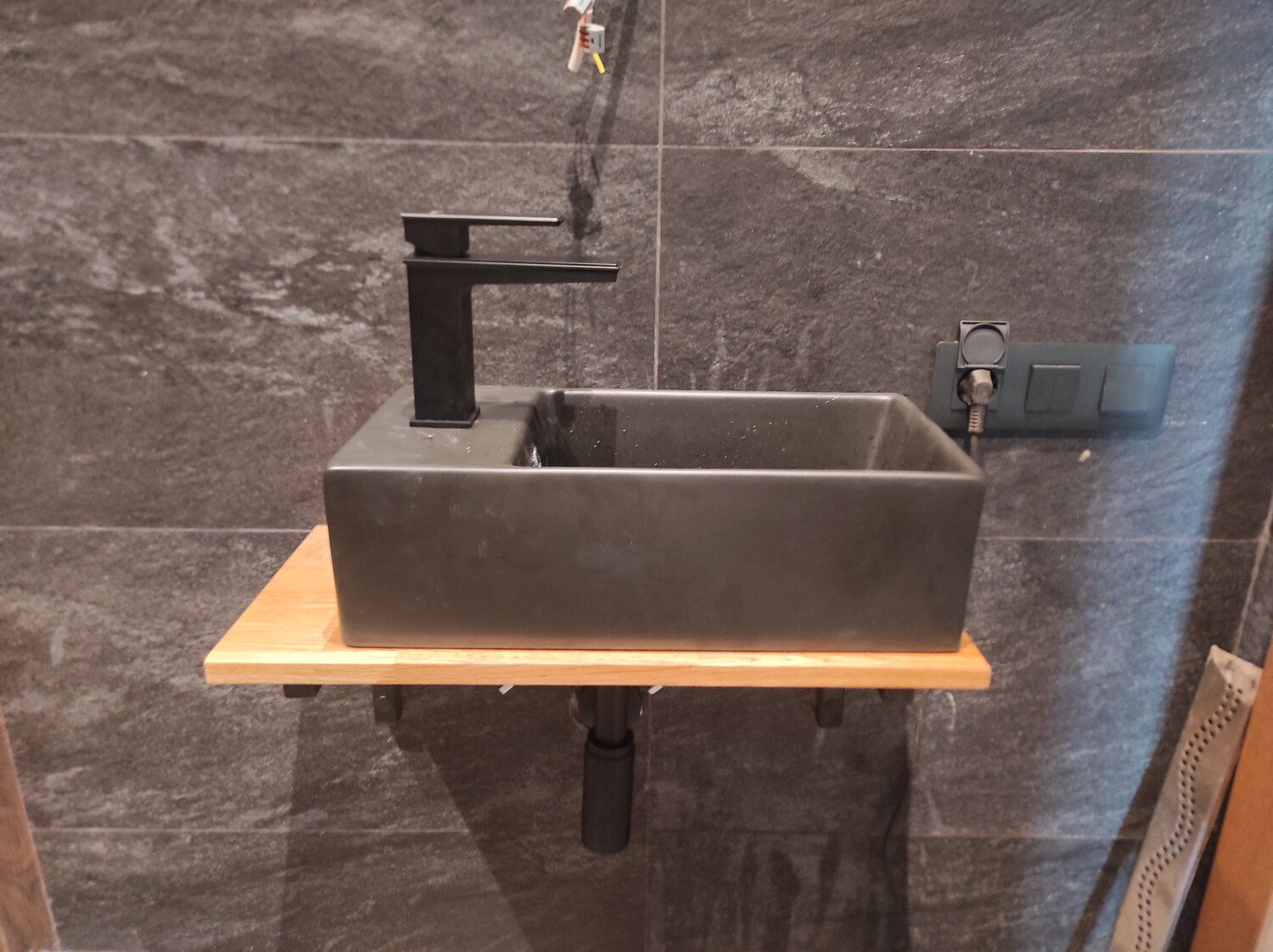 раковина из бетона, раковина из камня, двойная серная раковина для ванной, раковина петробетон, раковина из натурального камня