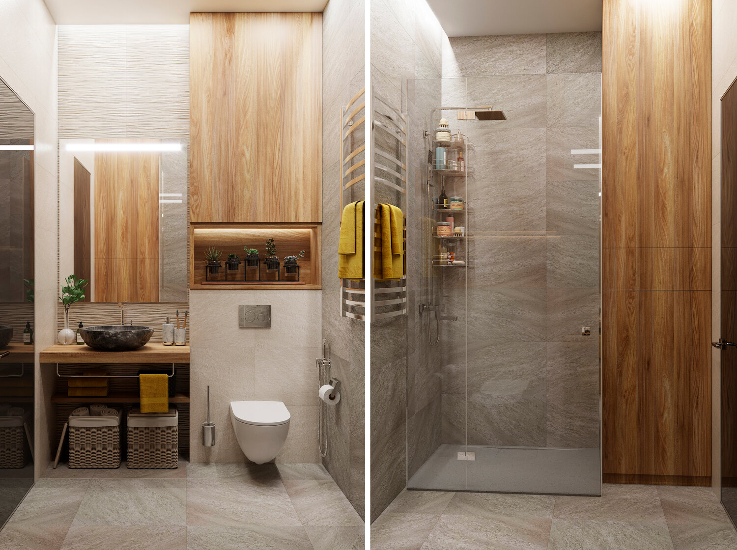 интерьер санузла в современном стиле, ванная комната в современном стиле, ванная комната, ванная комната современная, интерьеры ванных комнат в современном стиле