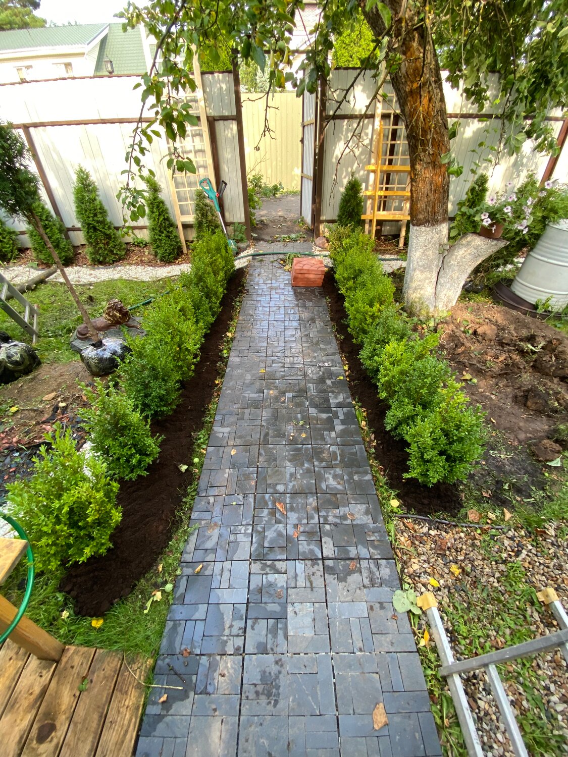 дорожки садовые, огородные дорожки, дорожки в саду, ландшафтный дизайн дорожки, дорожка в огороде