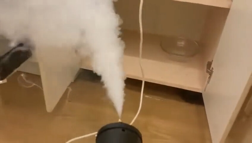 ультразвуковой увлажнитель воздуха, сухой туман, увлажнитель воздуха, увлажнитель, запах дыма