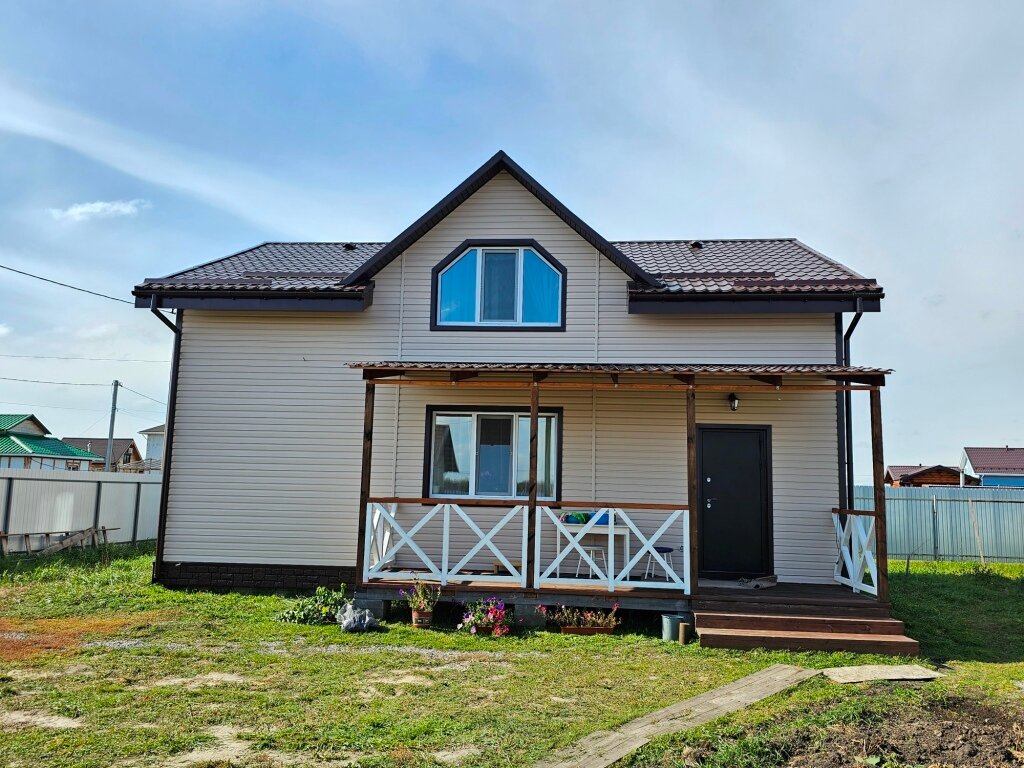 дом, дом 120 м 2, дома обшитые сайдингом, загородные дома, 2 этажные дома